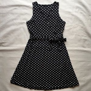 Ann Taylor Dot Wrap Dress, Small